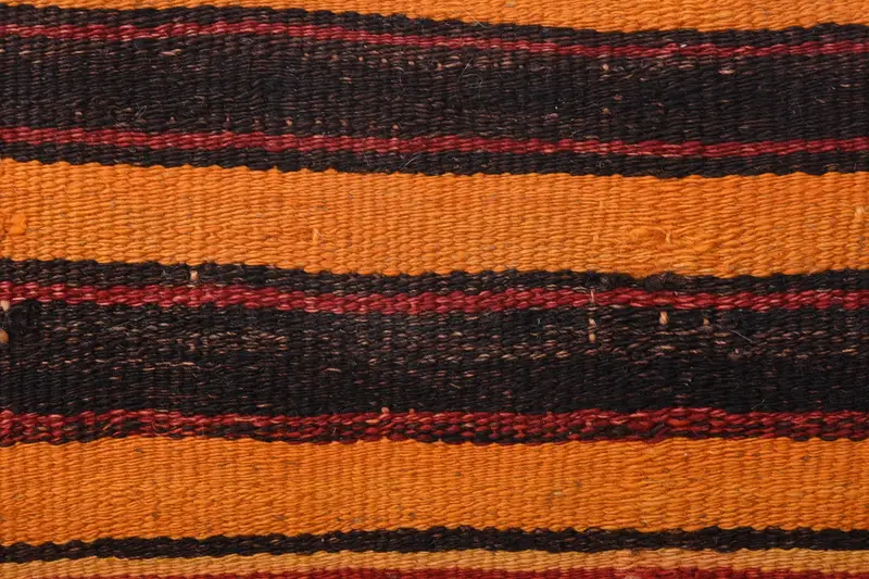 Ev Dekoru Yastığı, Vintage Kilim Yastığı, 12x24 Turuncu Yastık Kılıfı, Kanepe Yastığı, Zemin Yastığı Sahibi, Yastık Kılıfı, Salon Yastığı - 3
