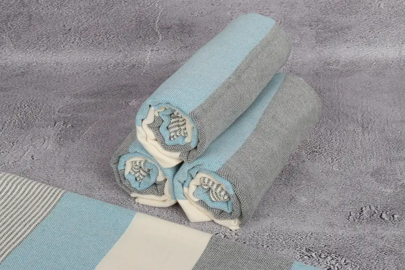 Valentines Day Gift Idea, Personalized Beach Towel, Bridal Shower Gift, 70x40 Cotton Striped Towel, Bachelorette Party Items, Beach Towel Bulk - 8