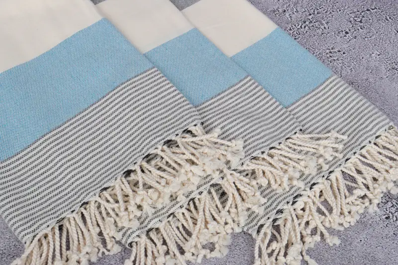 Valentines Day Gift Idea, Personalized Beach Towel, Bridal Shower Gift, 70x40 Cotton Striped Towel, Bachelorette Party Items, Beach Towel Bulk - 5