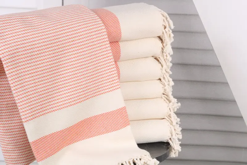 Turkey Towel Personalized Gifts Orange Polka Dot, 40x71 Inches