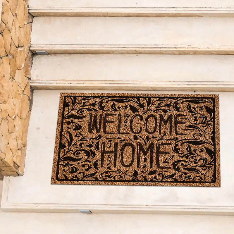 エレガントなプリントラグ：ご自宅のモダンな装飾。