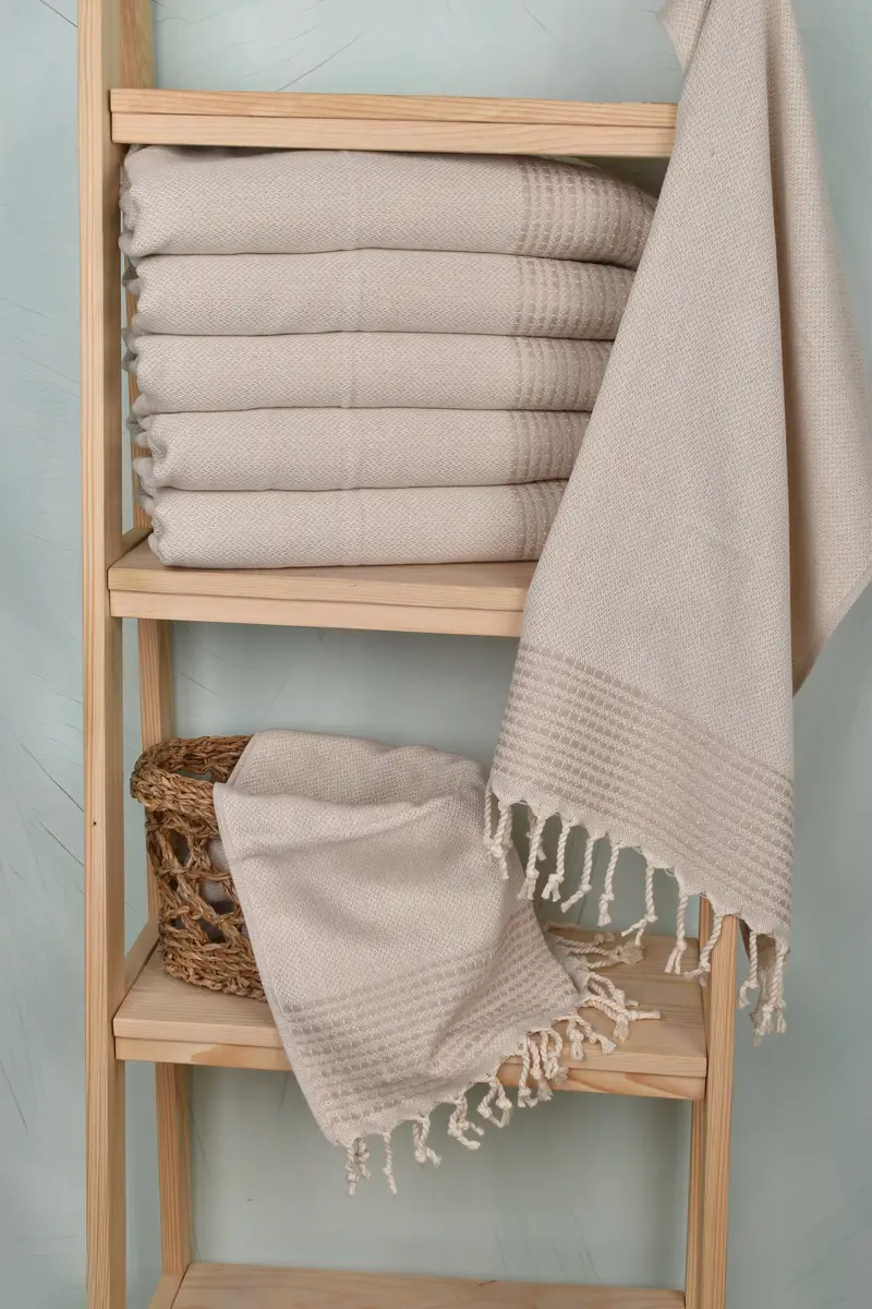 Wedding Favors, Personalized Gift, Holiday Towel, Personalized Gifts, Custom Turkish Towel, 40x20 Cotton Striped Towel, Bachelor Gift, Handmade Gift - 3