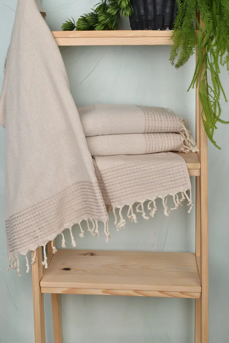 Wedding Favors, Personalized Gift, Holiday Towel, Personalized Gifts, Custom Turkish Towel, 40x20 Cotton Striped Towel, Bachelor Gift, Handmade Gift - 6