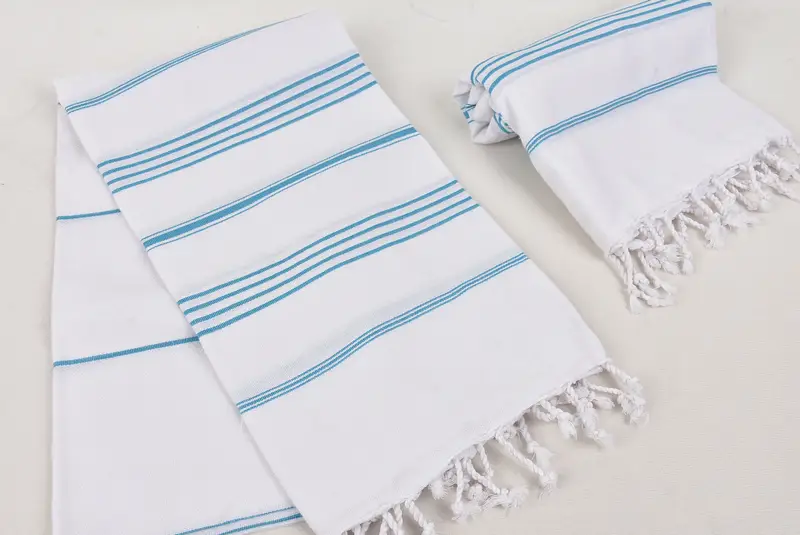 Bridal Shower Favors, 70x40 Cotton Striped Towel, Handwoven Turkish Towel, Personalized Bridesmaid Gift, Pool Towels, Embroidery Towels, Custom Gift - 7