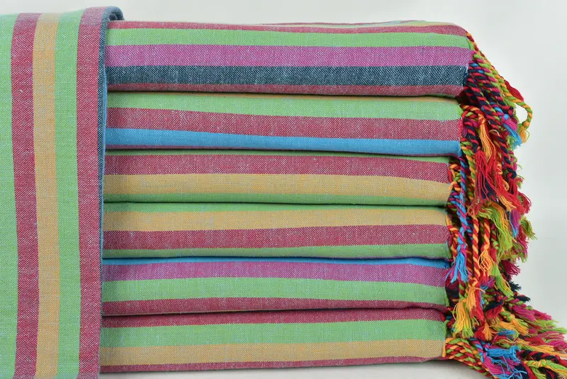 70x36 Cotton Striped Towel, Monogram Beach Towel, Soft and absorbent Turkish towel, Sand-resistant towel, Bachelorette Party Favor, Best Beach Towel - 1