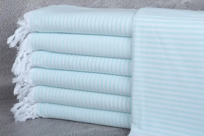 Gift For Him, Yoga Towel, Wedding Towel, Gym Towel, Wedding Gift, Organic Beach Towel, Best Beach Towel, Birthday Gift, 68x36 Cotton Striped Towel - 1