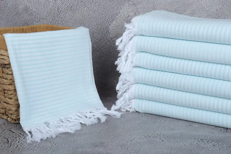 Gift For Him, Yoga Towel, Wedding Towel, Gym Towel, Wedding Gift, Organic Beach Towel, Best Beach Towel, Birthday Gift, 68x36 Cotton Striped Towel - 3