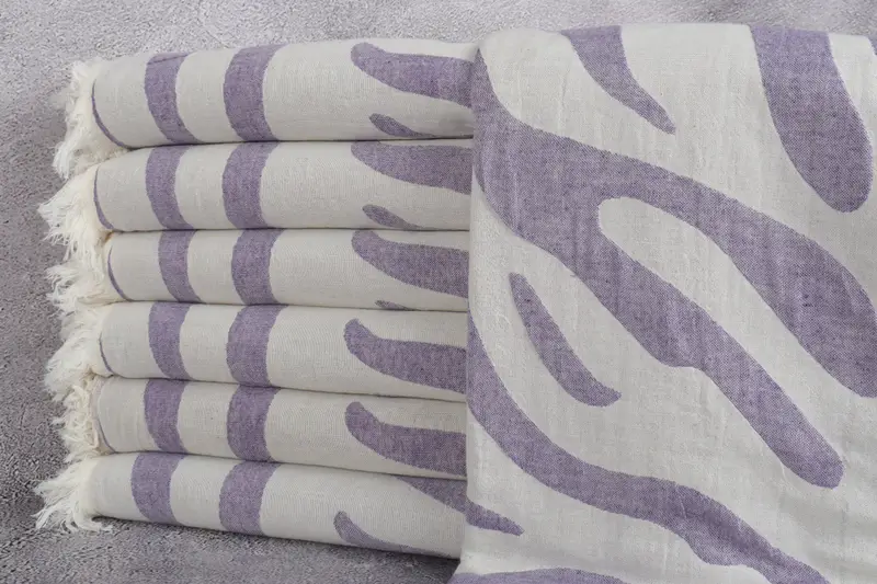 Eco-Friendly Turkish Towel, 70x40 Cotton Patterned Towel, Personalized Gifts, Gift For Mom, Personalized Towel, Quick-dry peshtemal, Peshtemal Towel - 2