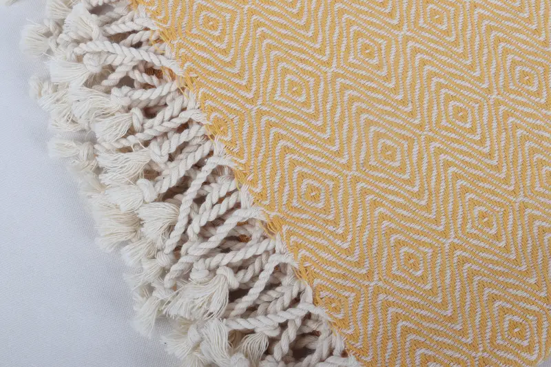 Wedding Gift For Bride, Quick-Dry Beach Towel, Wedding Gift, Bachelorette Party Gifts, Gym Towel, Spa Towel, 70x40 Cotton Zigzag Diamond Towel - 7