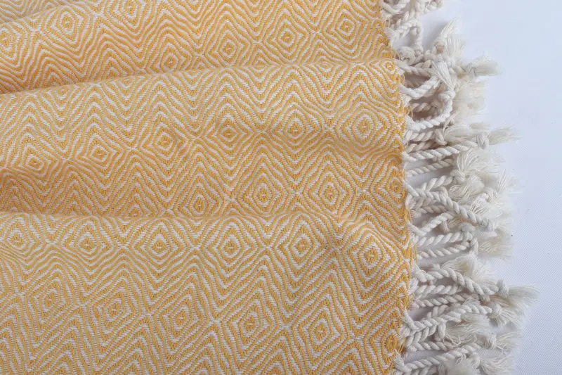 Wedding Gift For Bride, Quick-Dry Beach Towel, Wedding Gift, Bachelorette Party Gifts, Gym Towel, Spa Towel, 70x40 Cotton Zigzag Diamond Towel - 8