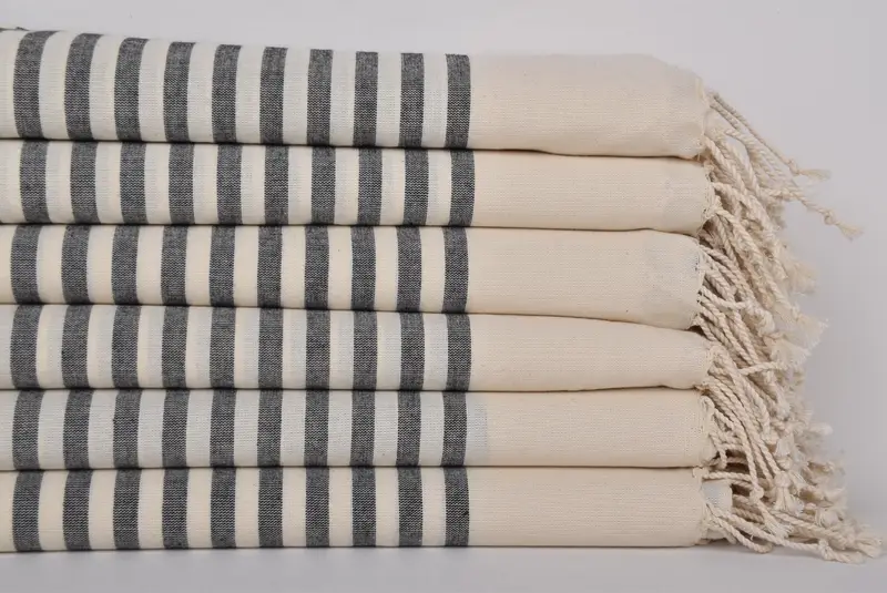 Custom Towel, Bridesmaid Gift Towel, Wedding Gifts Towel, Xmas Gifts, Custom Wedding Towel, Turkish Towel Monogram, 70x40 Cotton Striped Towel - 2