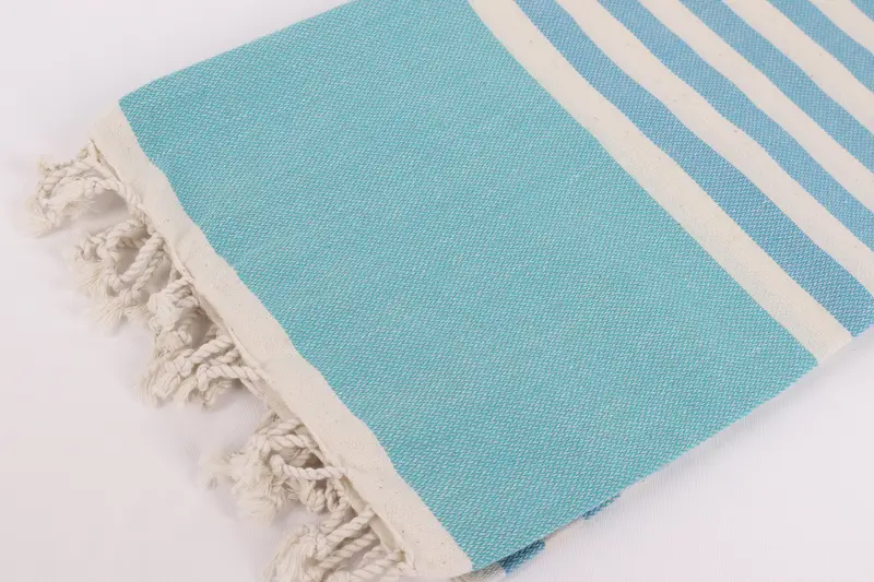 Best Friend Gift, Gym Towel, Traditional Turkish peshtemal for hammam, Peshtemal Towel, Sand-free towel, 70x40 Cotton Striped Towel, Halloween Gifts - 7