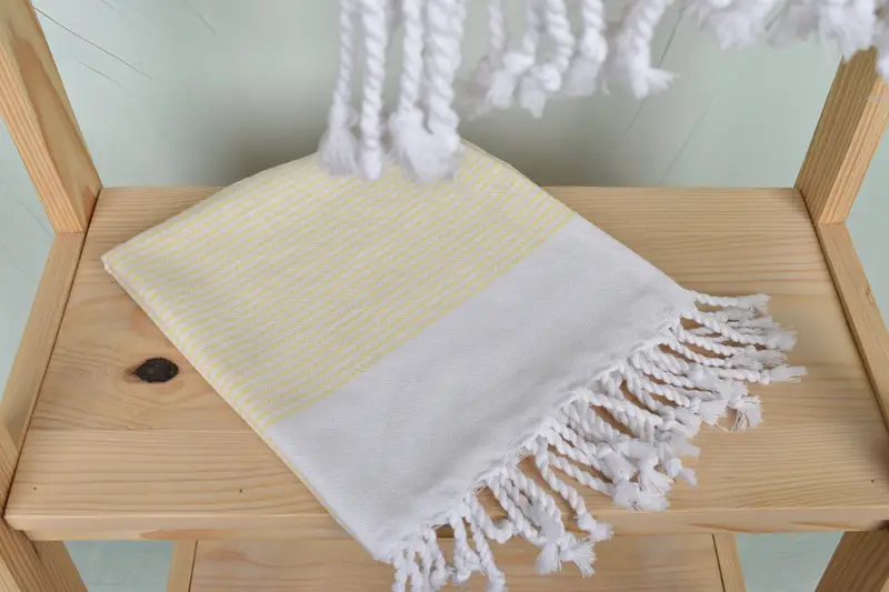 40x18 Cotton Striped Towel, Monogrammed Hand Towel, Custom Wedding Gifts, Best Friend Gift Ideas, Bridesmaid Gifts, Custom Name Towel, Kitchen Towel - 5