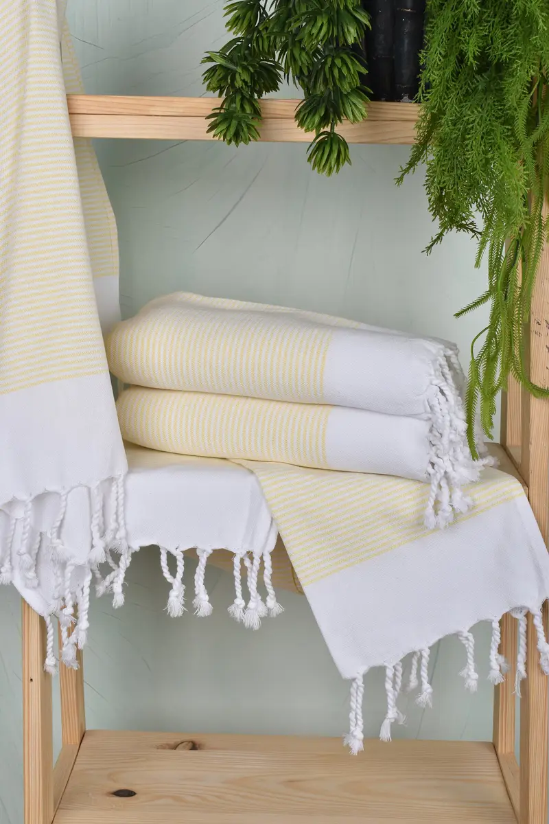 40x18 Cotton Striped Towel, Monogrammed Hand Towel, Custom Wedding Gifts, Best Friend Gift Ideas, Bridesmaid Gifts, Custom Name Towel, Kitchen Towel - 6