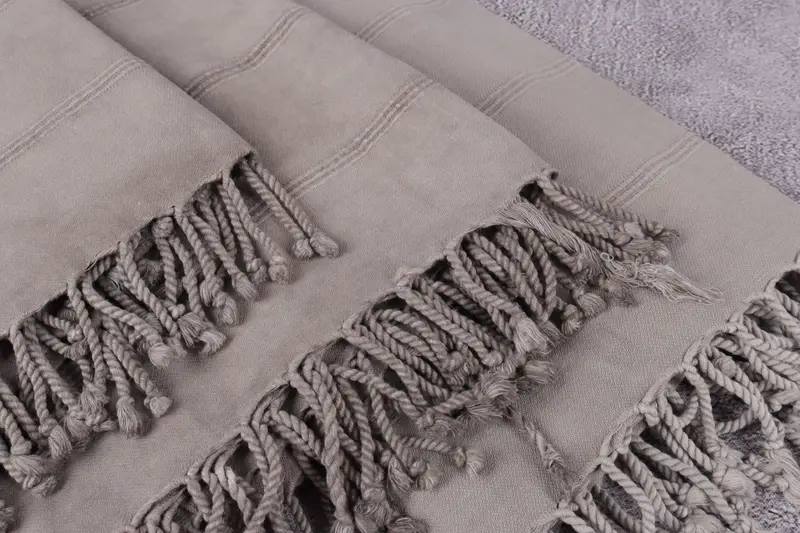 Monogram Turkish Towel, Wedding Gift For Bride, Bridesmaid Gifts, Bachelor Party Favors, Personalized Wedding Gift, 68x40 Cotton Stonewashed Towel - 5