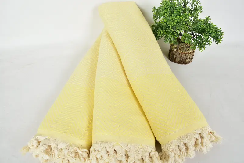 Housewarming Gift, Personalized Blanket, Oversized Beach Towel, Bachelor Gifts, 92x80 Cotton Diamond Towel, Aesthetic Blanket, Bedspread - 4