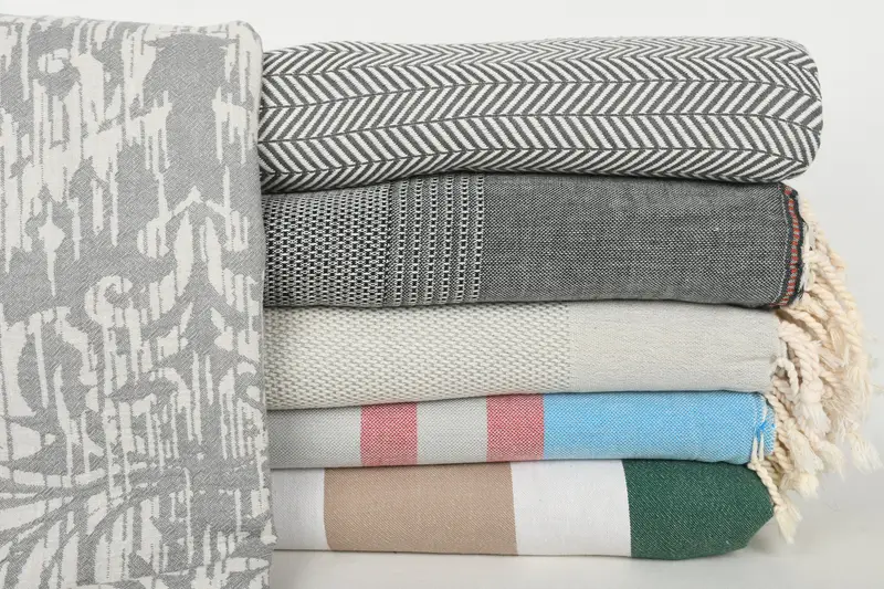 Monogram Blanket, 86x82 Cotton Set of 6 Towel, Wedding Gift Customized Blanket, Best Friend Christmas Gift, Throw Blanket, Personalized Blanket - 1