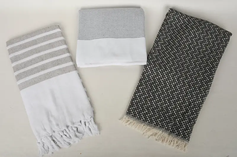 70x40 Cotton Set of 10 Towel, Lightweight Turkish towel for beach, Personalized Turkish Towel, Custom Wedding Gifts, Turkish towel, Memorial Gift - 7