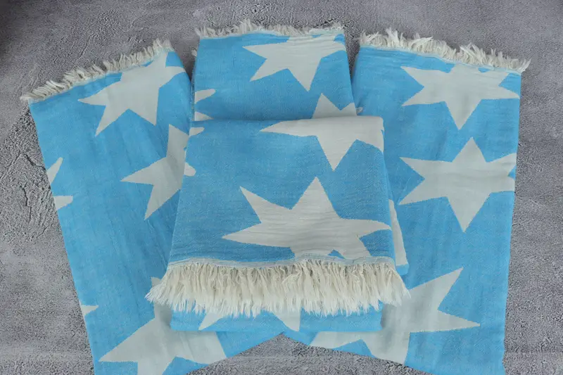 68x36 Baumwollstar -Designtuch, Monogrammhandtücher, personalisiertes Handtuchgeschenk, Strandtuch, türkisches Strandtuch, türkisches Handtuch, Beste Freund Geschenkideen - 5
