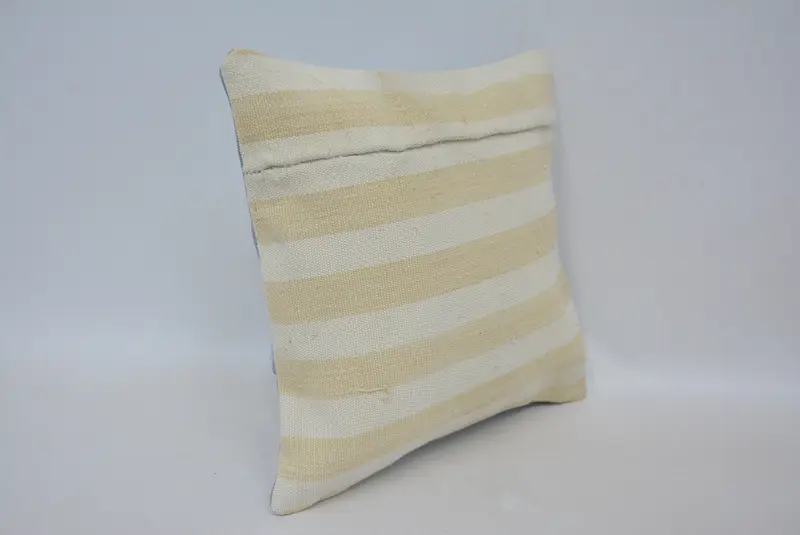 El dokuması yastık sahte, antika yastıklar, Kilim yastığı, yastık kapağı, 12x12 Bej Yastık Sham, atma Kilim Yastığı, Rahat Atma Yastığı Kapağı - 3