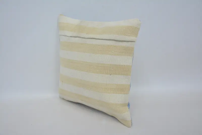 El dokuması yastık sahte, antika yastıklar, Kilim yastığı, yastık kapağı, 12x12 Bej Yastık Sham, atma Kilim Yastığı, Rahat Atma Yastığı Kapağı - 4