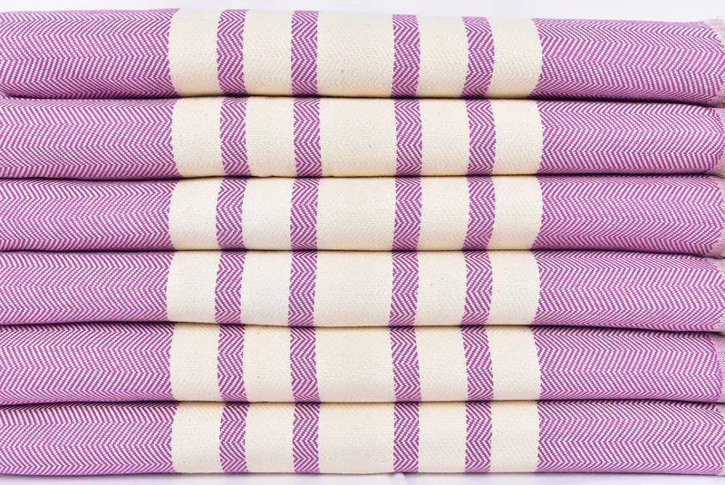 Personalized Gifts, Bridesmaid Gifts, Wedding Anniversary Gift, 96x80 Cotton Herringbone Towel, Organic Throw, Wedding Gift, Wedding Favors - 2