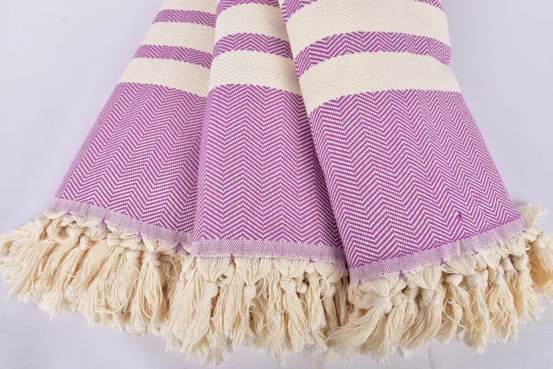 Personalized Gifts, Bridesmaid Gifts, Wedding Anniversary Gift, 96x80 Cotton Herringbone Towel, Organic Throw, Wedding Gift, Wedding Favors - 4
