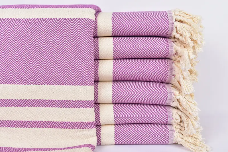 Personalized Gifts, Bridesmaid Gifts, Wedding Anniversary Gift, 96x80 Cotton Herringbone Towel, Organic Throw, Wedding Gift, Wedding Favors - 1