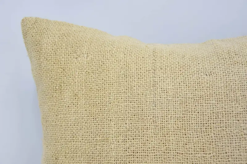 Yoga Cushion, Cushion Cover, 16x16 Beige Pillow Sham, Kilim Pillow Cover, Bolster Pillow Cover, Turkish Pillow, Ethnical Kilim Rug Pillow - 2