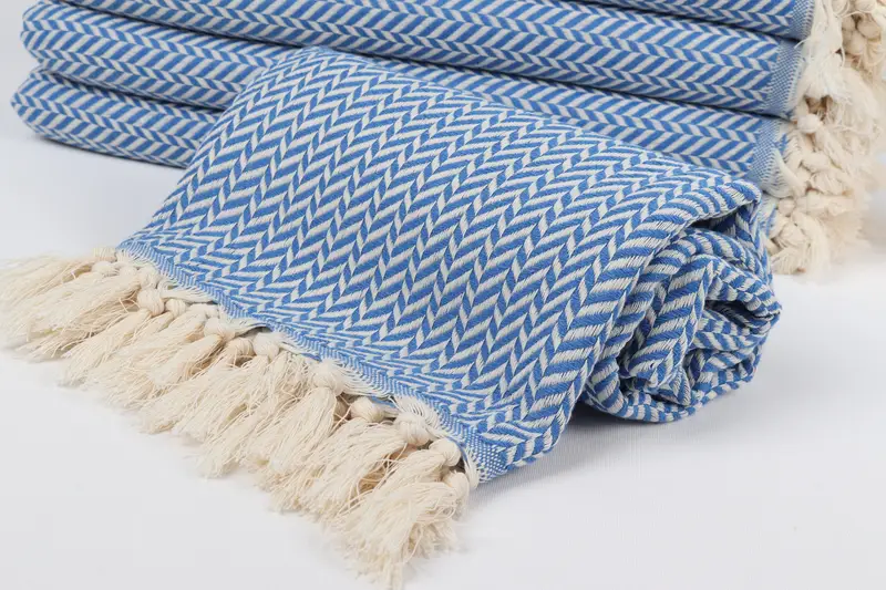 Christmas Favors, Bachelorette Party Favors, Spa Towel, Wedding Favors, 70x40 Cotton Chevron Towel, Decorative Towel, Bridesmaid Gift, Wedding Towel - 4