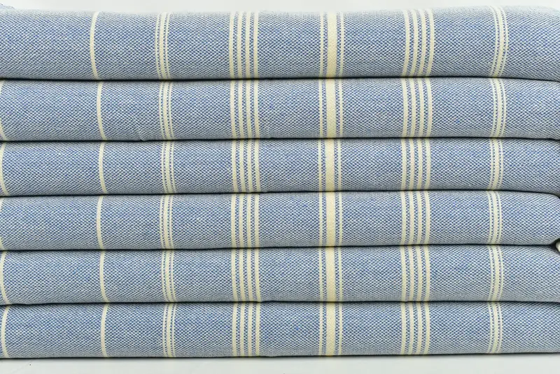 Personalized Gifts, Personalized Hand Towel, Wedding Favors, Housewarming Gift, Wedding Gift Kitchen Towel, Custom Gifts, 38x24 Cotton Striped Towel - 2
