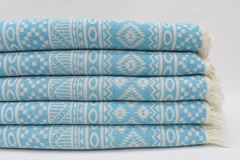 Embroidery Towel, 68x36 Cotton Geometric Towel, Bachelor Gifts, Gift For Her, Quick-dry travel peshtemal towel, Wedding Shower Gift, Travel towel