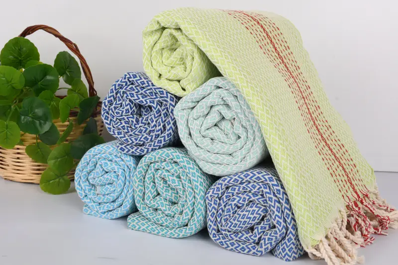 Best Friend Gift, Custom Turkish Towel, Bachelorette Gifts, Bridesmaid Proposal Gift, Travel Towel, 70x40 Cotton Diamond Towel, Hammam towel - 5