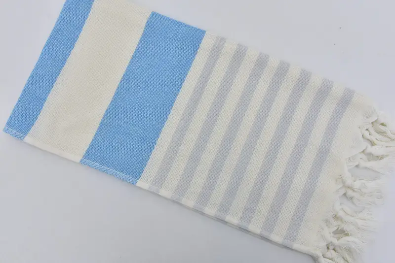 36x18 Cotton Striped Terry Towel, Custom Tea Towel, Bridesmaid Gifts, Bathroom Towels, Housewarming Gift, Custom Hand Towel, Bulk Order Towel - 6