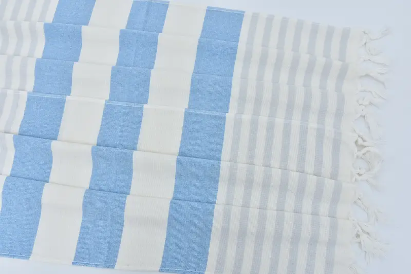 36x18 Cotton Striped Terry Towel, Custom Tea Towel, Bridesmaid Gifts, Bathroom Towels, Housewarming Gift, Custom Hand Towel, Bulk Order Towel - 7