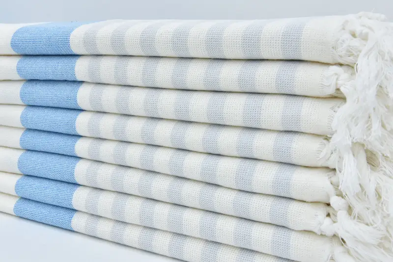 36x18 Cotton Striped Terry Towel, Custom Tea Towel, Bridesmaid Gifts, Bathroom Towels, Housewarming Gift, Custom Hand Towel, Bulk Order Towel - 5