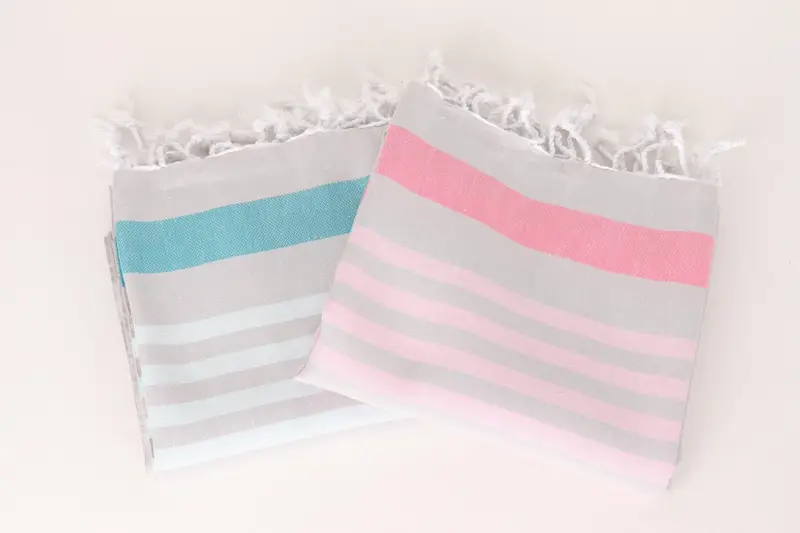 Bachelorette Party Gifts For Bride, Organic towel, Bath towel, Valentines Day Gift For Him, Thin towel, 70x40 Cotton Striped Towel, Bachelor Towel - 3