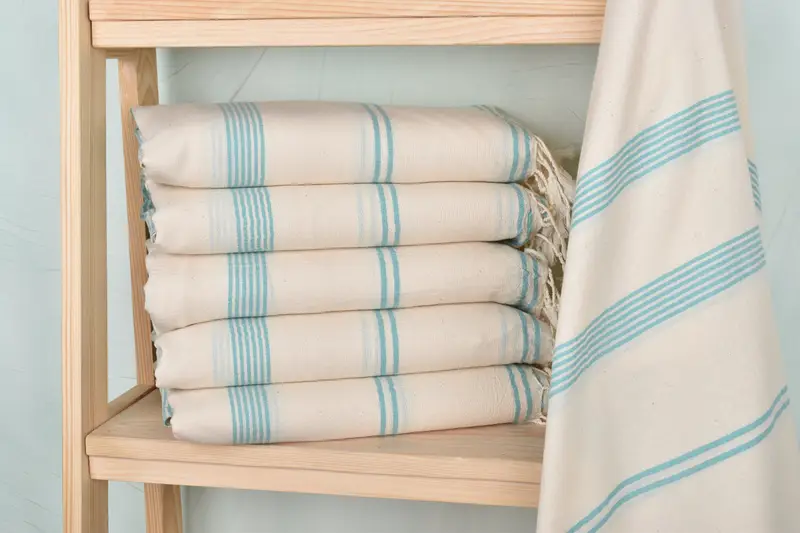 Toalla de baño turco EE. UU., Toalla turca ligera, regalo de Navidad mejor amigo, regalos de soltera, toalla de secado rápido, toalla a rayas de algodón 70x36