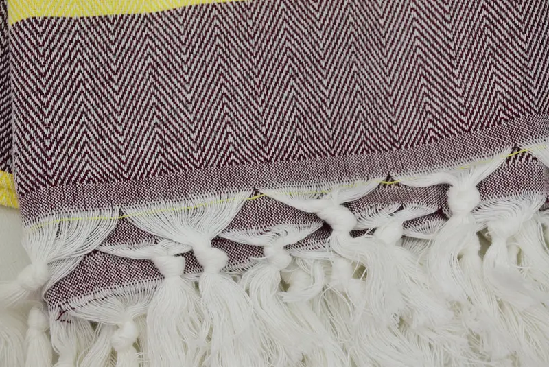 Handmade Gift, Bridesmaid Gift Towel, 64x40 Cotton Chevron Towel, Beach Theme Wedding Gift, Personalized Beach Towel, Pool Towels, Peshtemal - 6