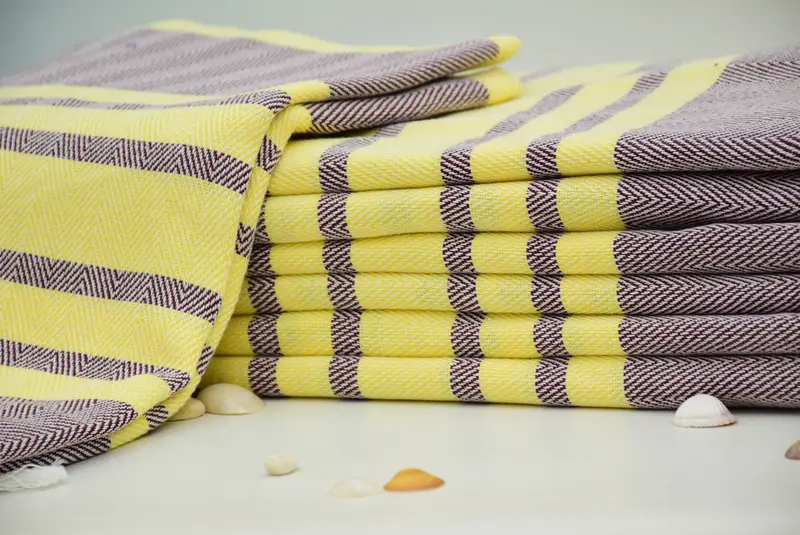 Handmade Gift, Bridesmaid Gift Towel, 64x40 Cotton Chevron Towel, Beach Theme Wedding Gift, Personalized Beach Towel, Pool Towels, Peshtemal - 1