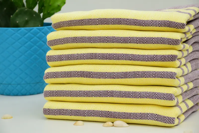 Handmade Gift, Bridesmaid Gift Towel, 64x40 Cotton Chevron Towel, Beach Theme Wedding Gift, Personalized Beach Towel, Pool Towels, Peshtemal - 2
