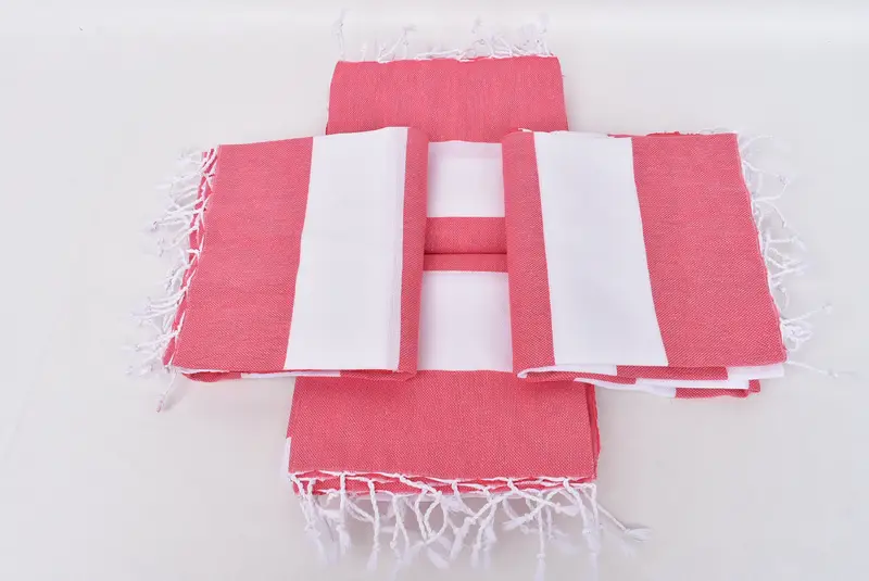 Peshtemal Towel, Girls Weekend Favors, Organic Turkish towel, Scarf Towel, Embroidery Towels, 70x40 Cotton Striped Towel, Turkish bath towel - 6