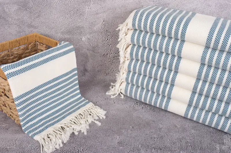 Mexico Bachelorette Party Gifts, Monogrammed Beach Towel, 70x40 Cotton Striped Towel, Bride Gift, Custom Towel, Towel With Name, Luxury towel - 3