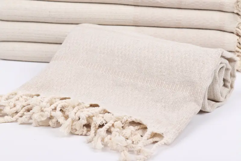 Luxury Turkish Bath Towel, Home Decor Gifts, Oversized Beach Towel, Hammam towel, 70x36 Linen Kilim Design Towel, Bride Gift, Lightweight towel - 4