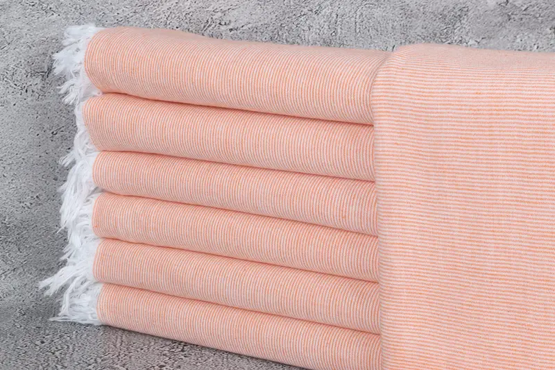 Personalized Gifts, Organic Turkish towel, Custom Towel Beach, Wedding Gift, Guest Towel, 70x40 Cotton Striped Towel, Personalized Gift For Her - 1