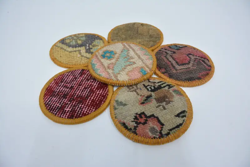 Montaña rusa Kilim marrón y verde, montaña rusa única de decoración del hogar Boho