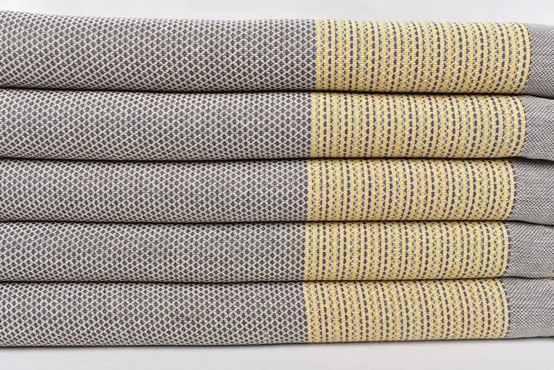Bridesmaid Gifts, 70x40 Cotton Geometric Towel, Soft towel, Sand-resistant towel, Traditional Turkish peshtemal for hammam, Christmas Gift - 2