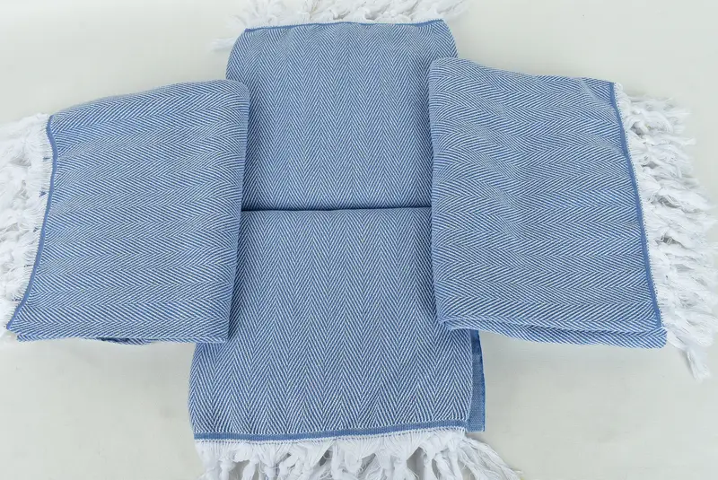 Bachelorette Party Decorations, Holiday Towel, Bathroom Towel, 70x40 Cotton Herringbone Towel, Organic towel, Beach Towel Bulk, Bridal Shower Favors - 6