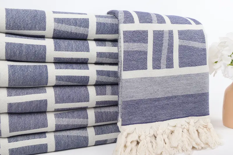 70x34 Cotton Patterned Towel, Wedding Gifts Towel, Bridesmaid Gifts, Girls Weekend Favors, Hammam towel, Girl Trip Party Favor, Bridal Gifts - 3