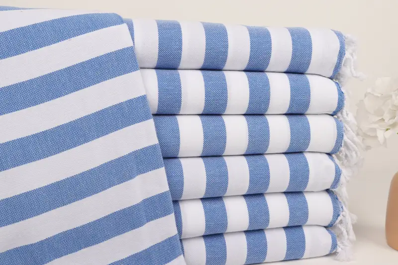 Decorative Towel, Gift For Bride, Bachelorette Party Favors, Embroidered Beach Towel, Monogram Turkish Towel, Bath towel, 68x36 Cotton Striped Towel - 1